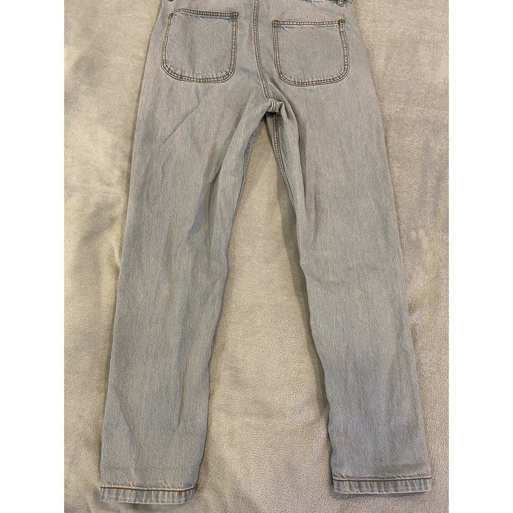 Womens BDG Urban Outfitters Light Blue Denim Overalls 100% Cotton Size 32 - Picture 4 of 8